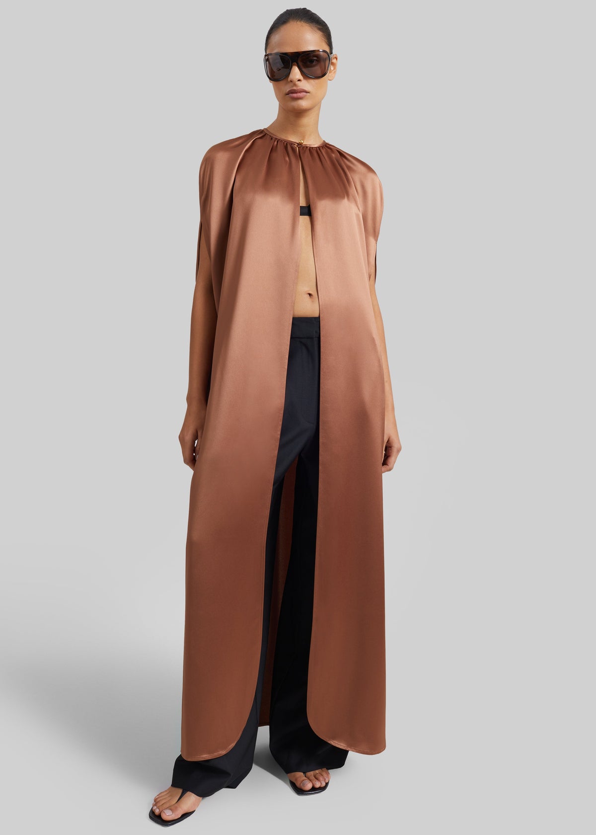 By Malene Birger Dallie Cape - Latte Brown – view 4 of 8
