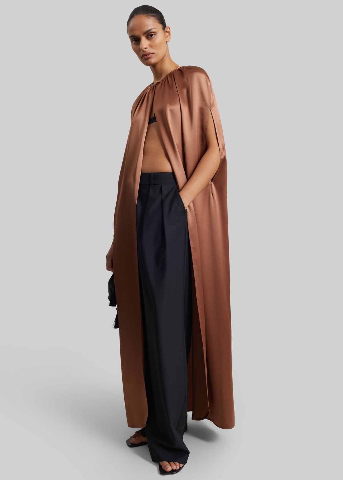 By Malene Birger Dallie Cape - Latte Brown – view 1 of 8