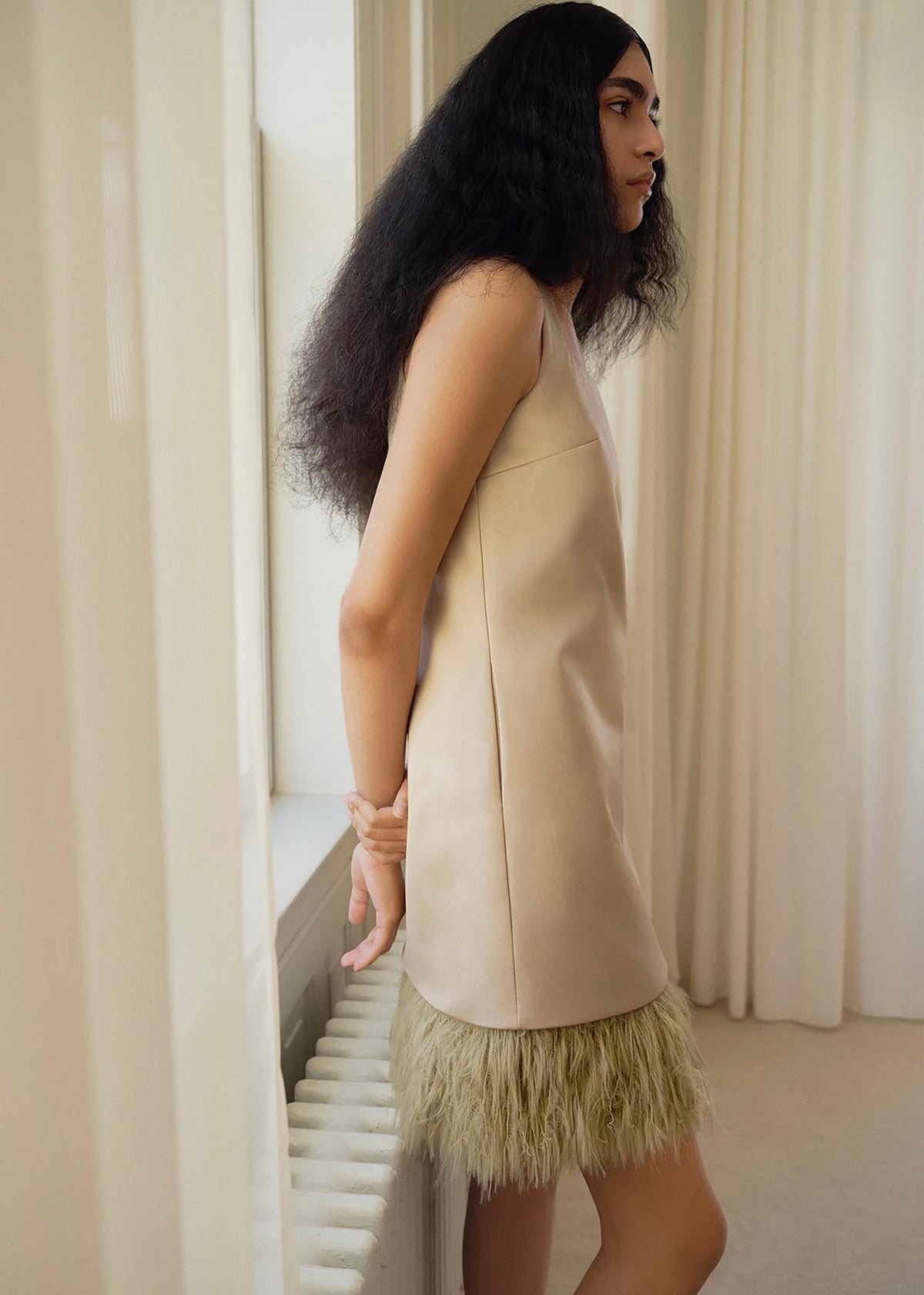 By Malene Birger Elva Mini Dress - Old Beige – view 2 of 10