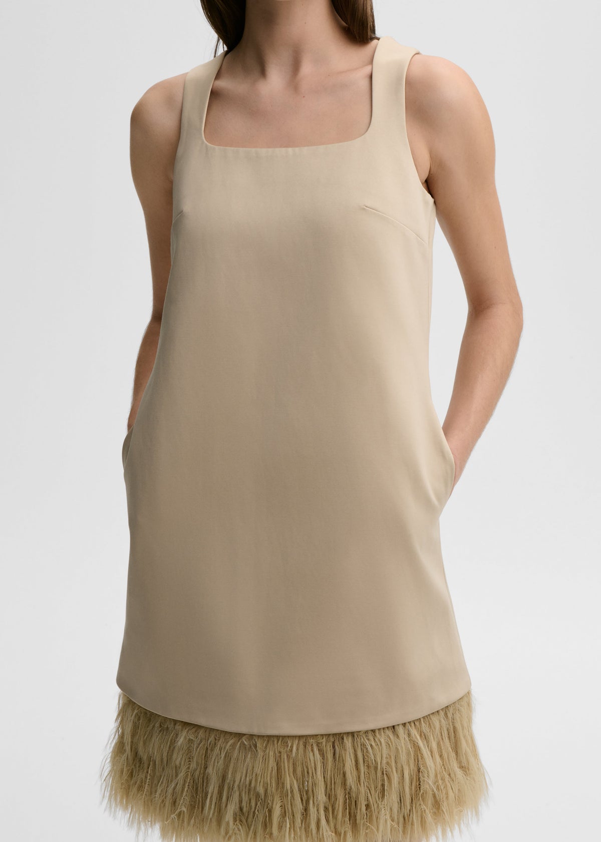 By Malene Birger Elva Mini Dress - Old Beige – view 4 of 10