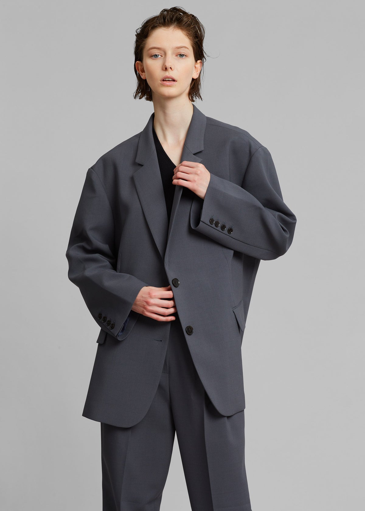 Bea Blazer - Charcoal – view 5 of 9