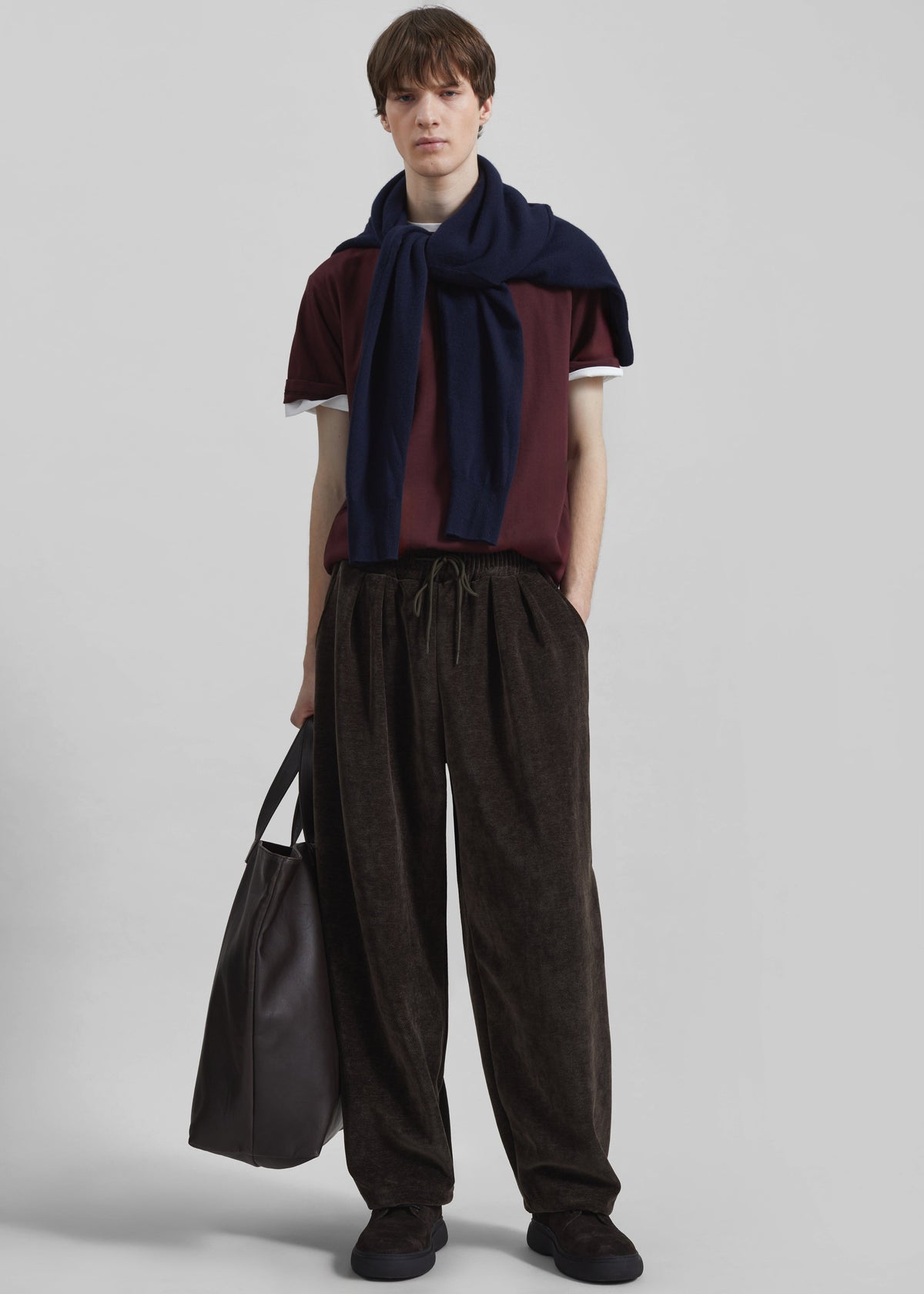 Caleb Velvet Joggers - Brown – view 6 of 8