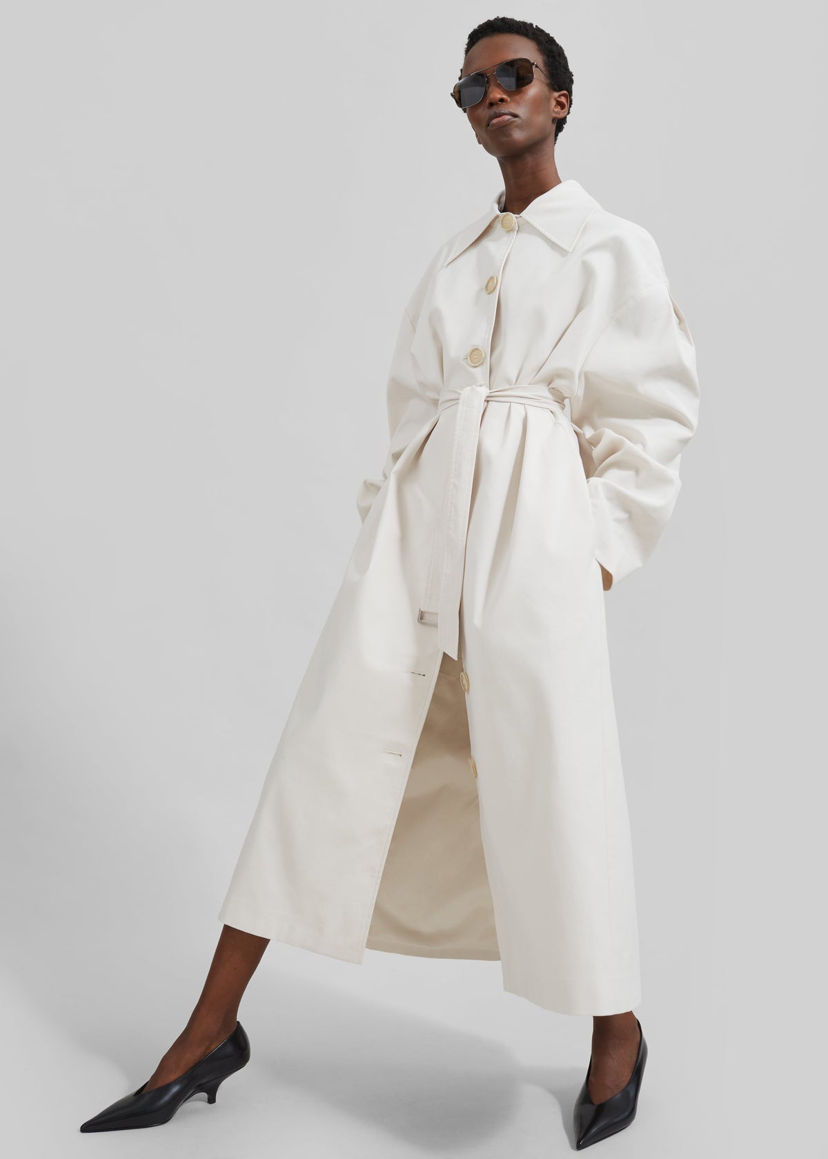Callyn Trench Coat - Light Beige – view 1 of 10