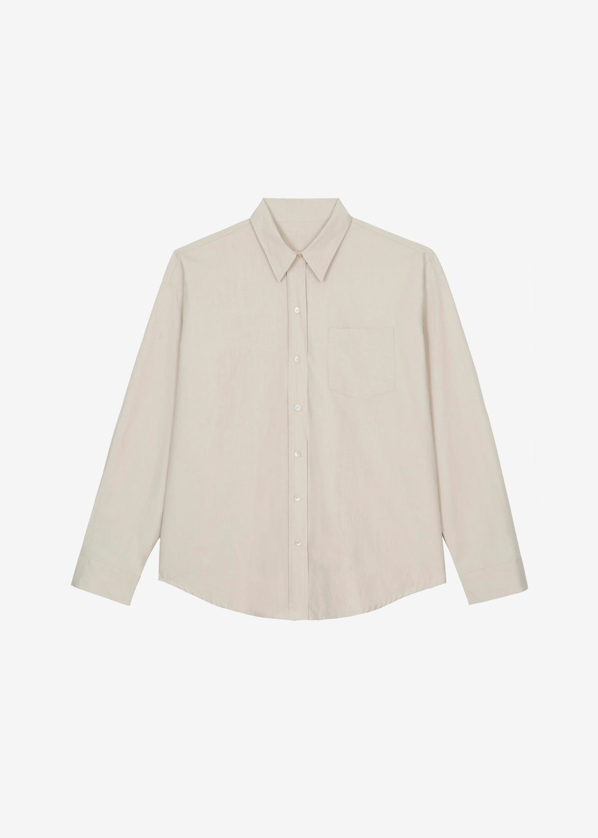 Calypso Cotton Shirt - Beige – view 9 of 9