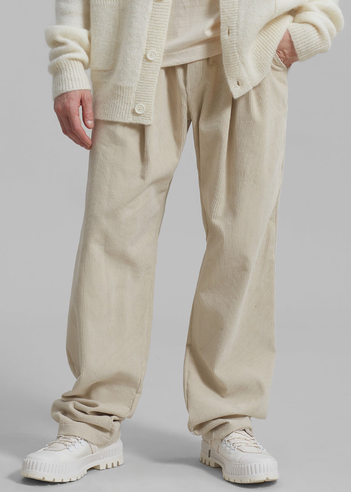 Camden Corduroy Pants - Cream – view 1 of 5