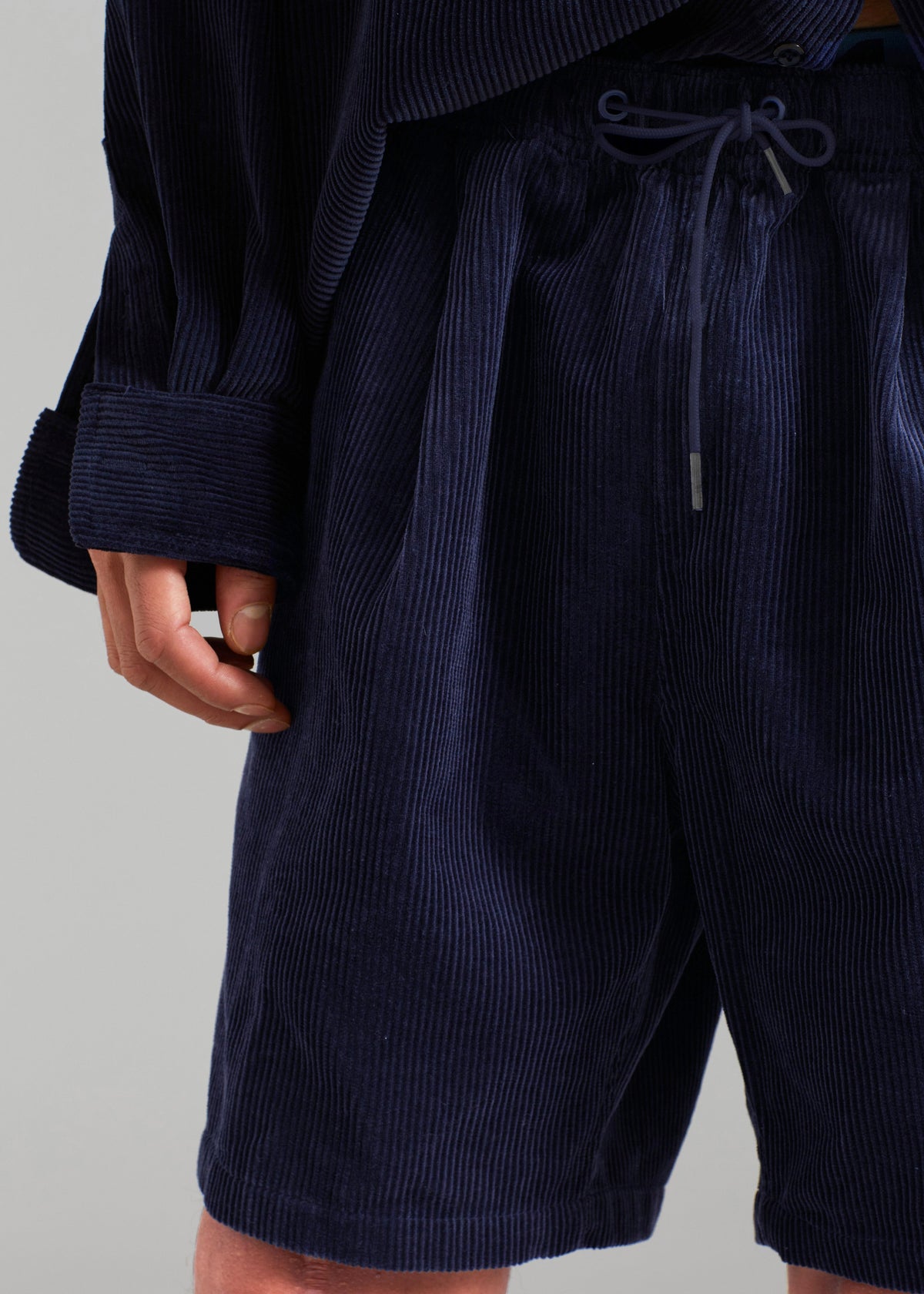 Camden Corduroy Shorts - Navy – view 3 of 8