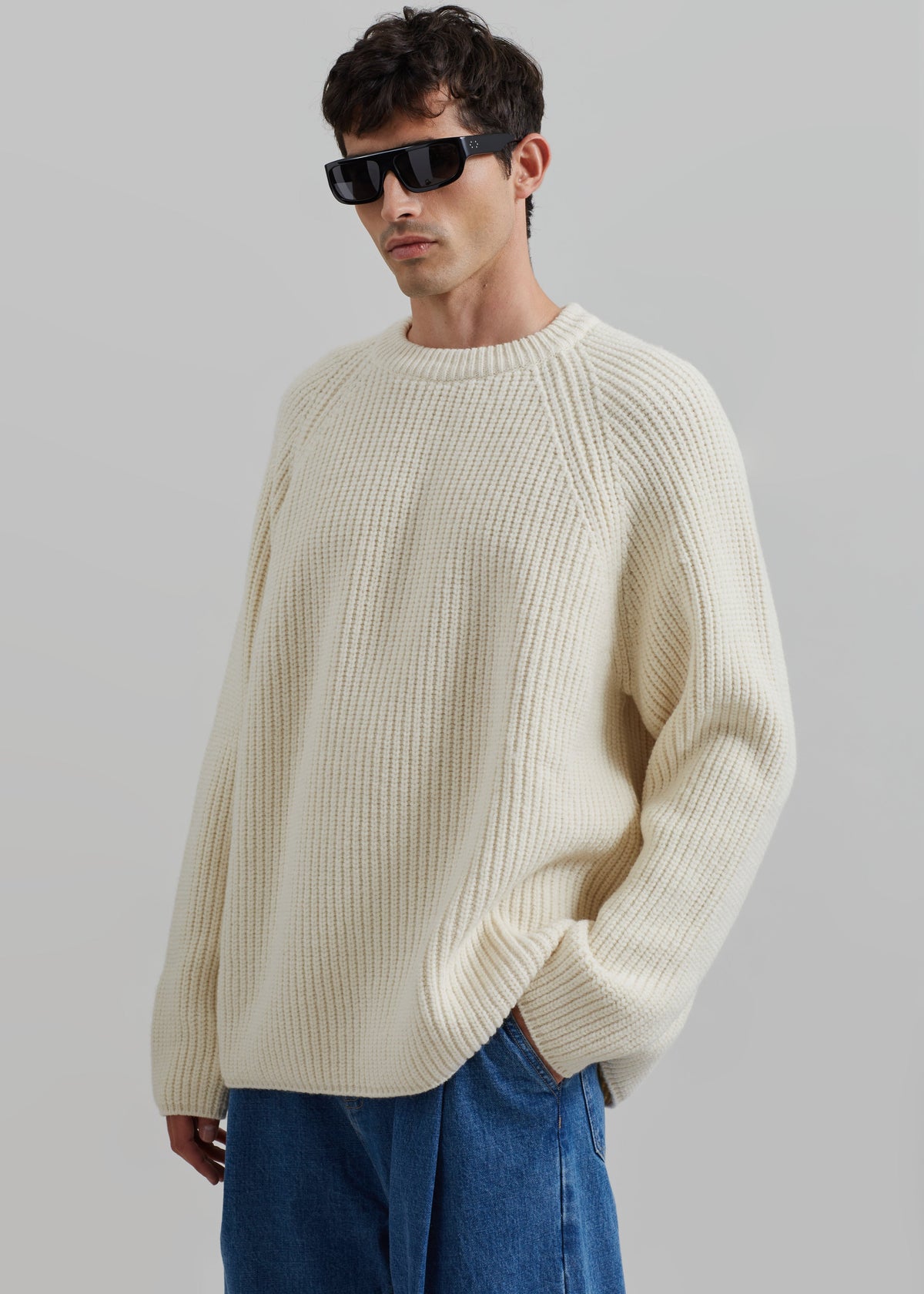 Carter Crewneck Sweater - Beige – view 3 of 10