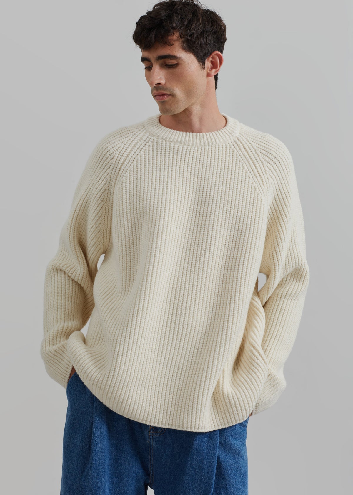 Carter Crewneck Sweater - Beige – view 6 of 10