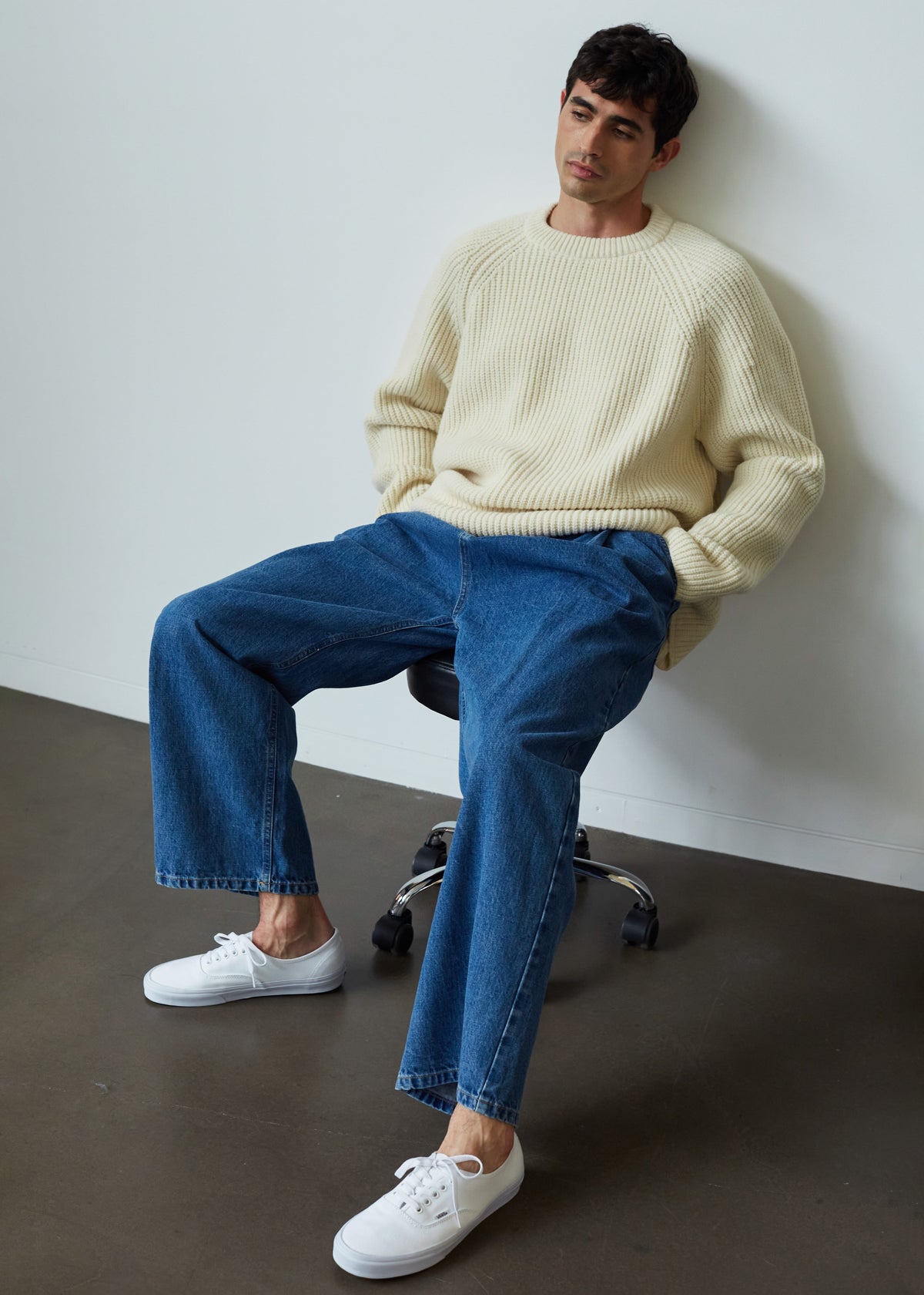 Carter Crewneck Sweater - Beige – view 8 of 10