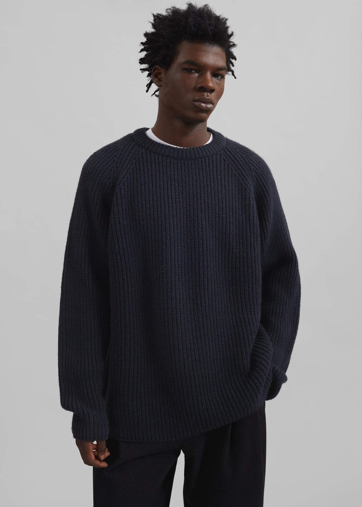 Carter Crewneck Sweater - Navy – view 1 of 8