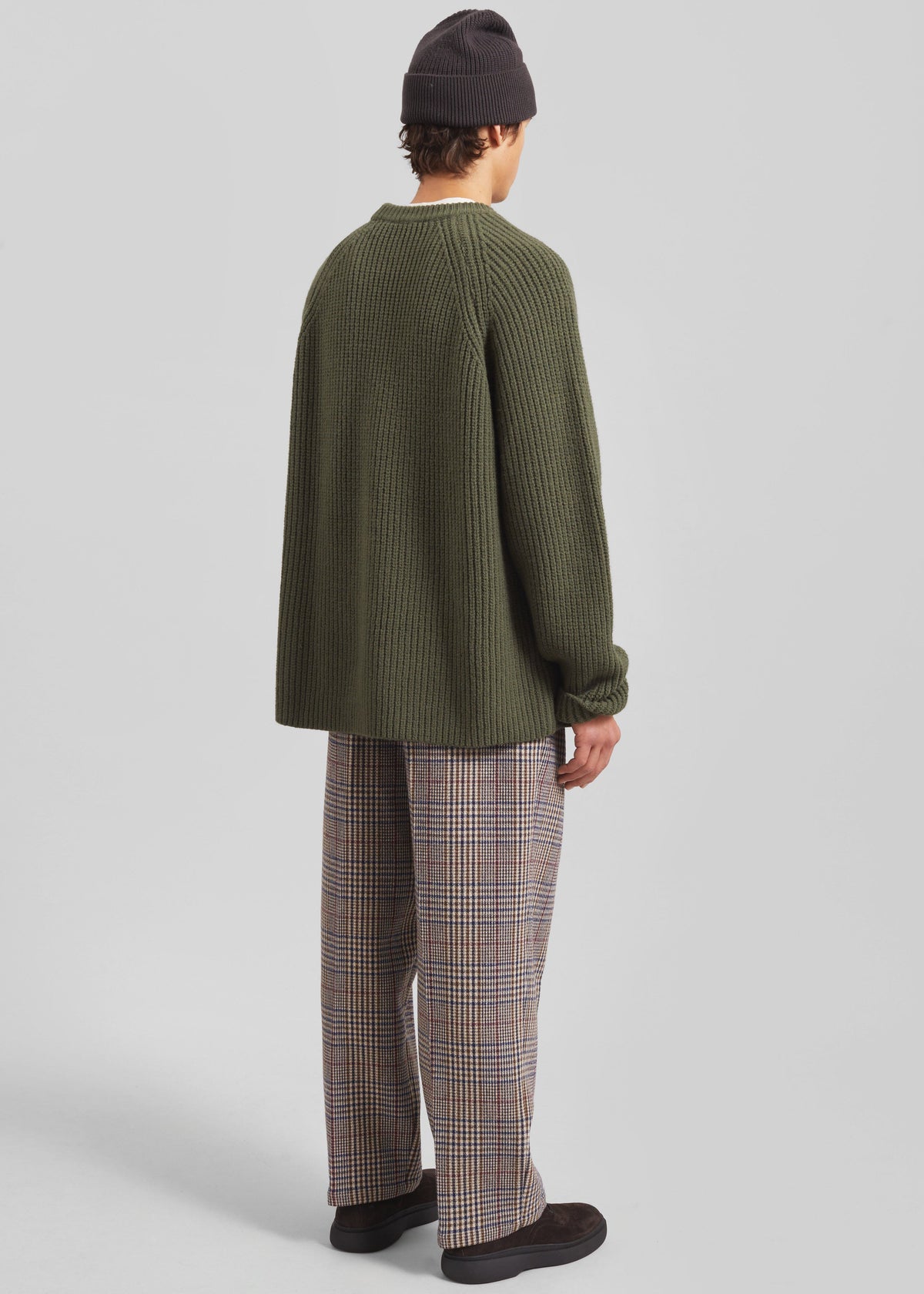 Carter Crewneck Sweater - Olive – view 5 of 6