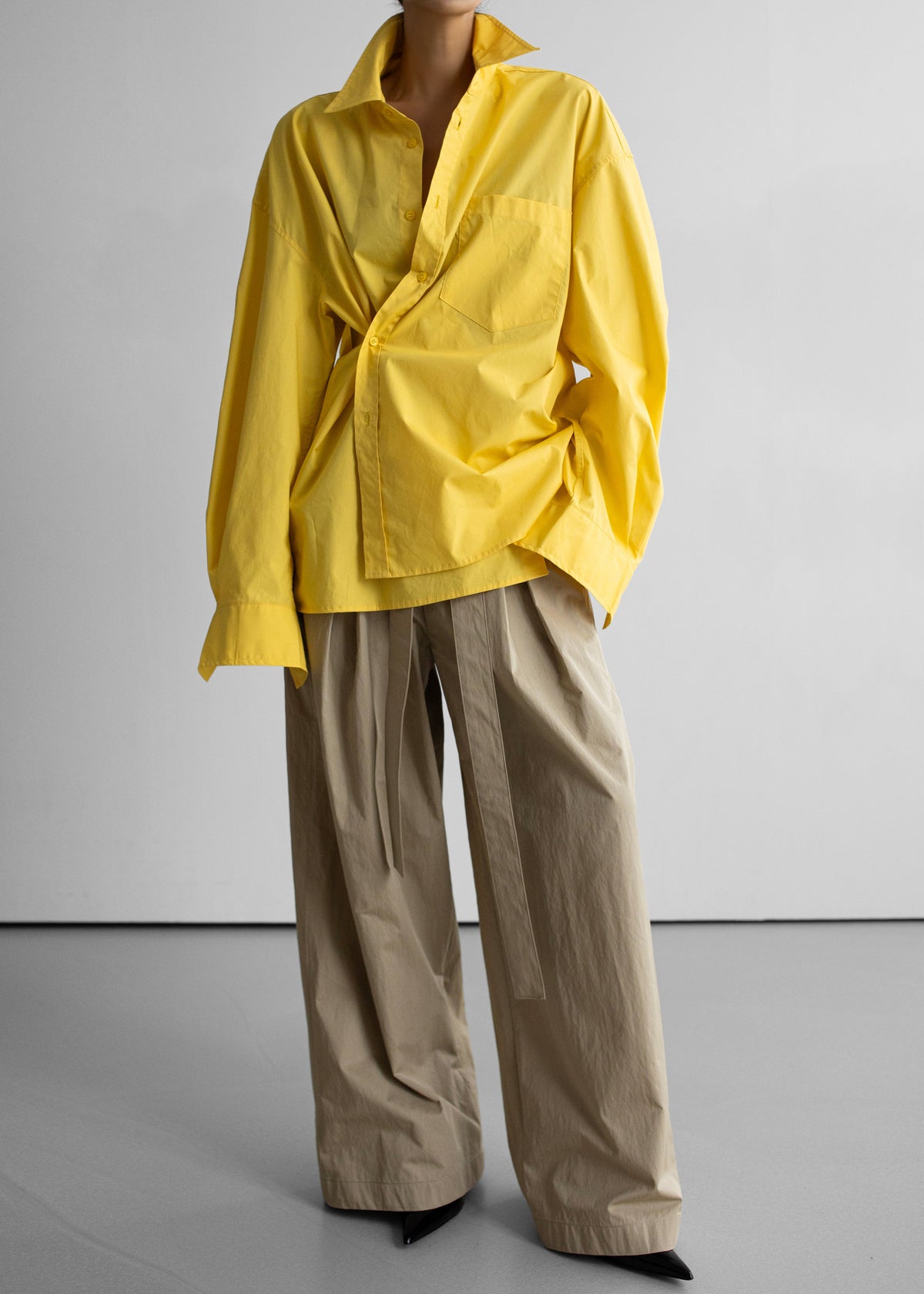 Cascais Oversized Shirt - Yellow – view 2 of 10