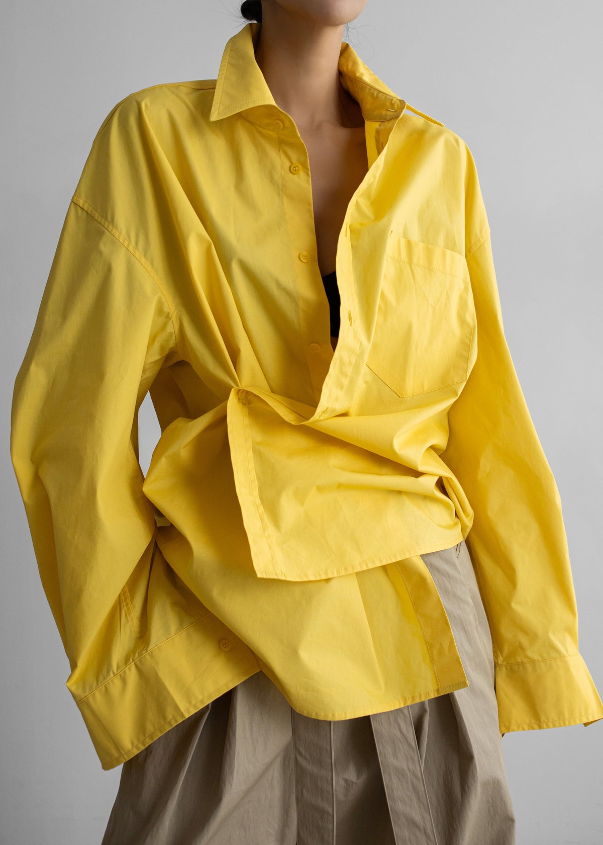 Cascais Oversized Shirt - Yellow – view 1 of 10