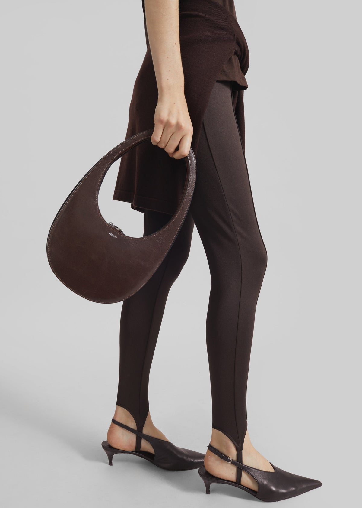 Caserta Stirrup Leggings - Brown – view 3 of 9
