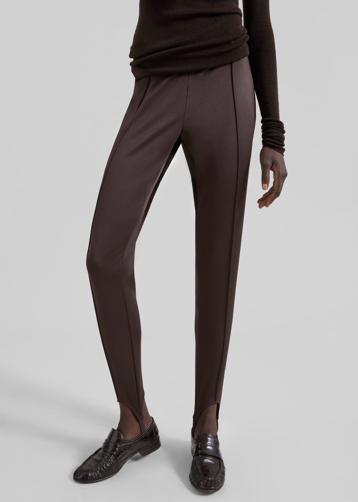 Caserta Stirrup Leggings - Brown – view 5 of 9
