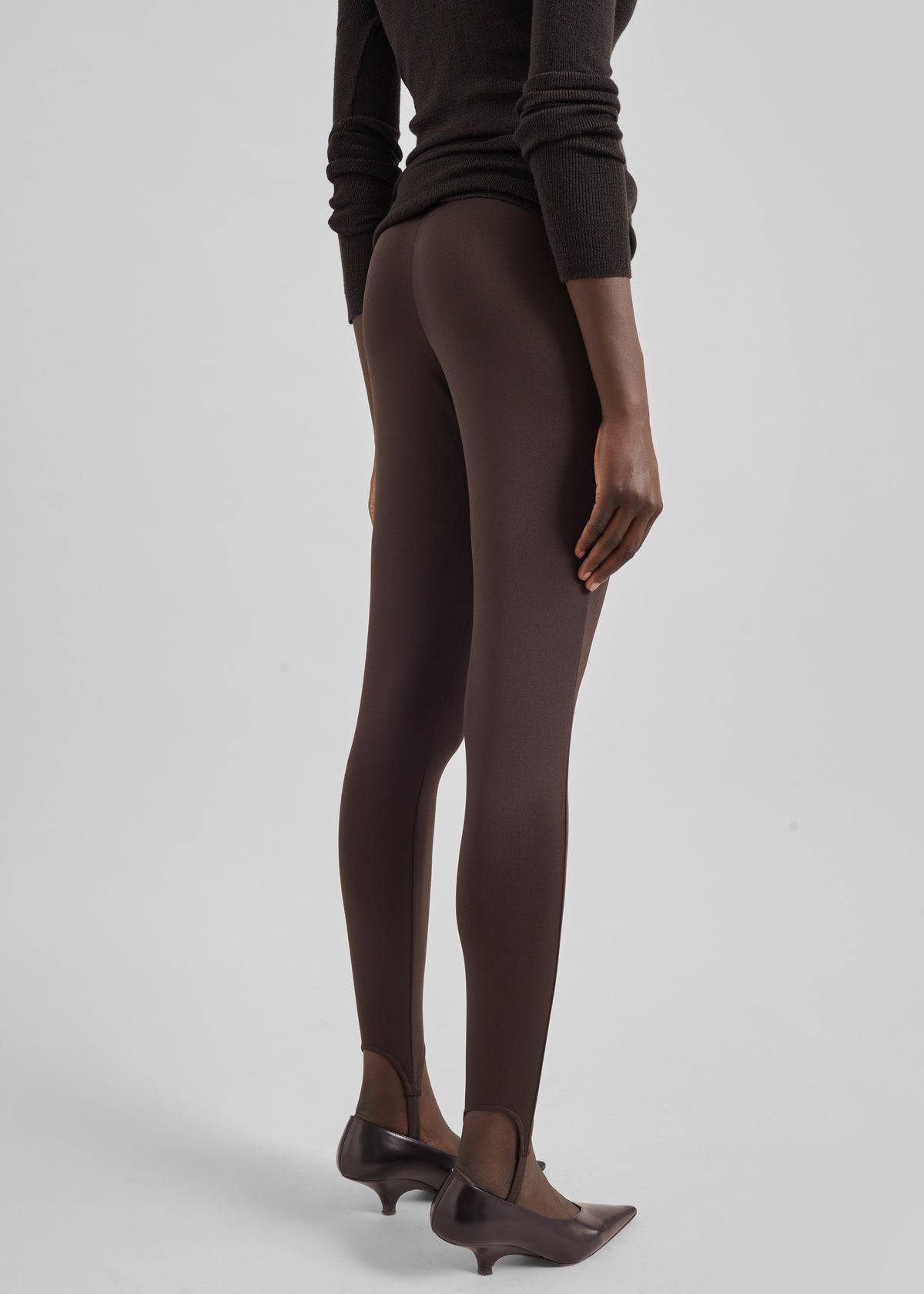Caserta Stirrup Leggings - Brown – view 8 of 9