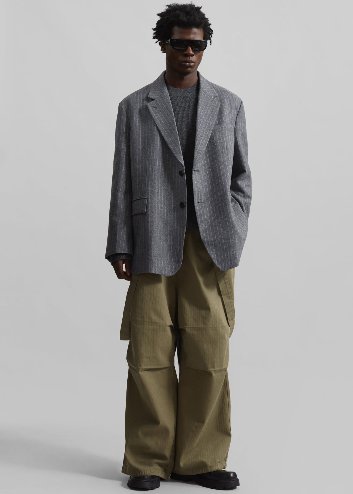 Chard Balloon Pants - Khaki – view 5 of 9