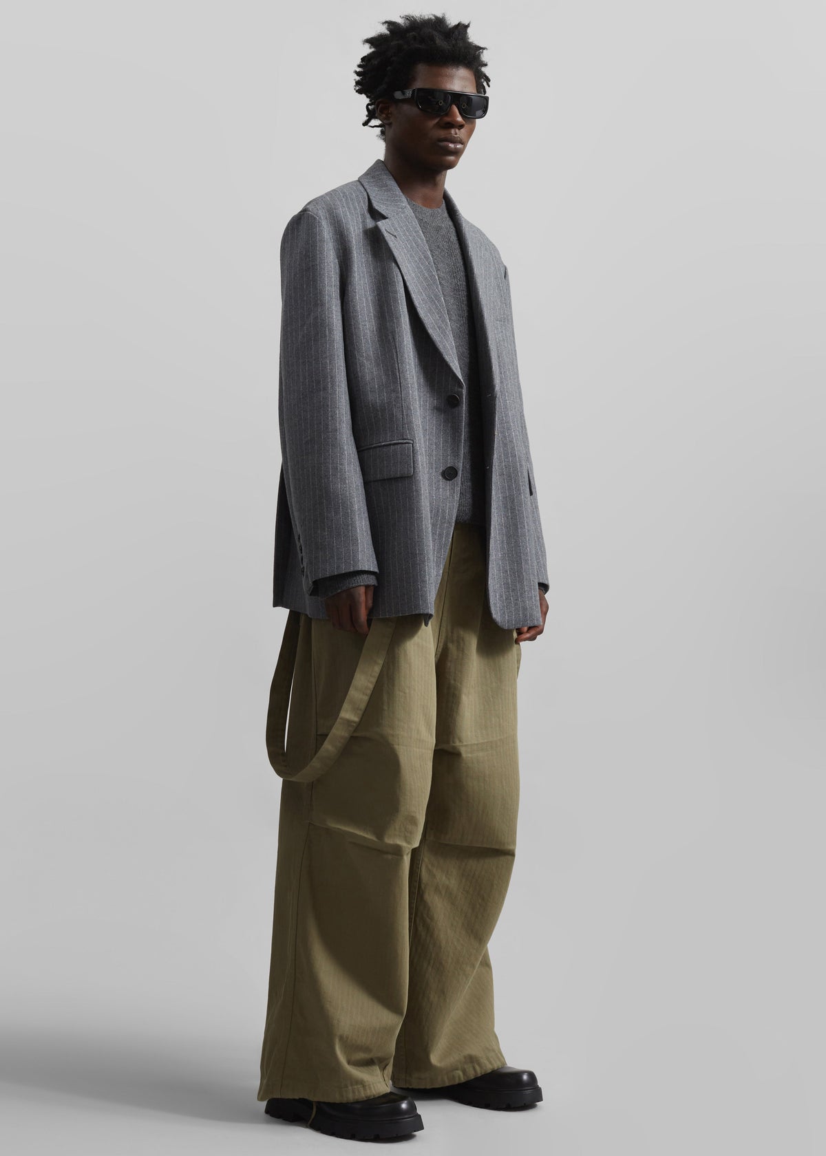 Chard Balloon Pants - Khaki – view 3 of 9