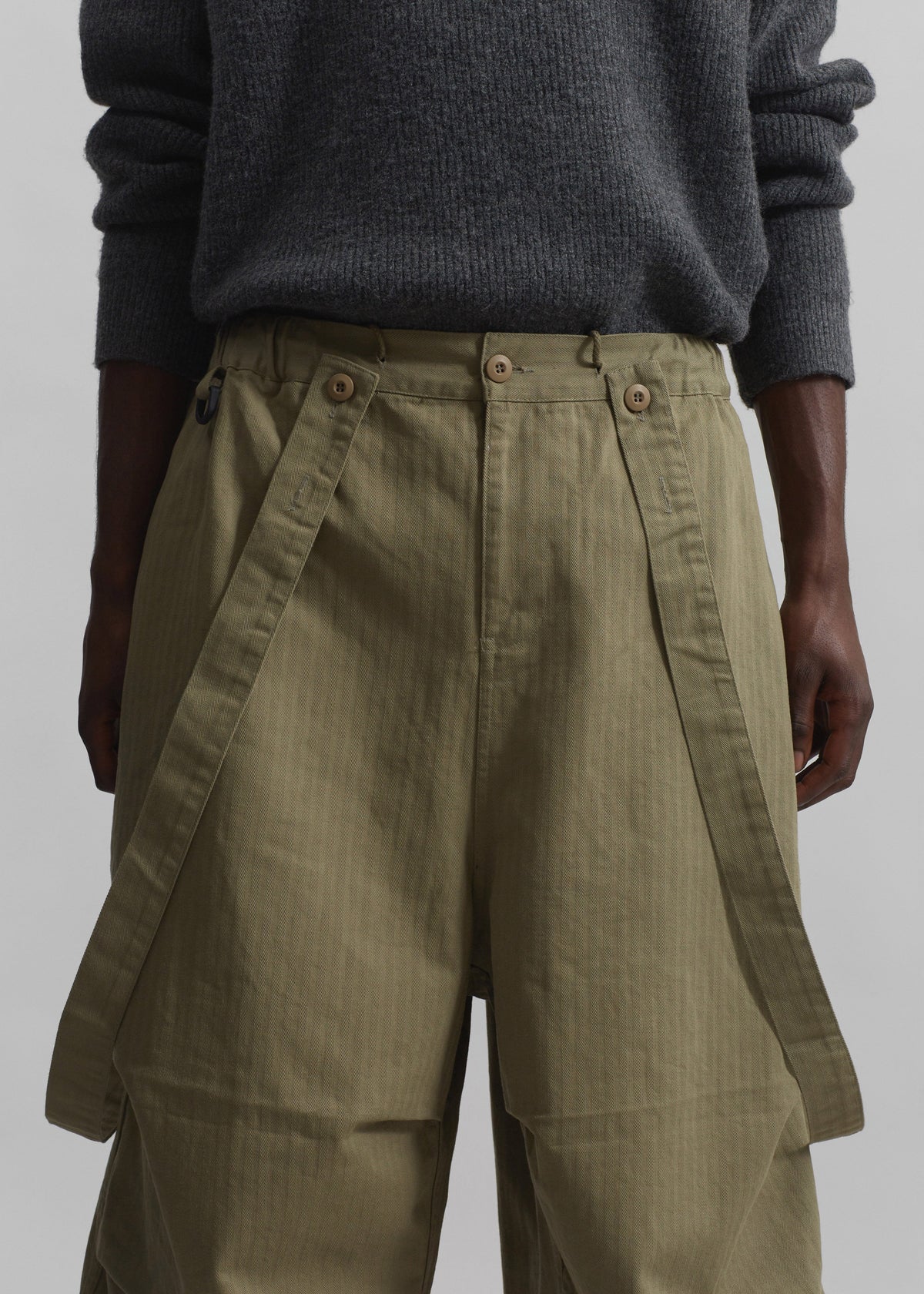 Chard Balloon Pants - Khaki – view 2 of 9