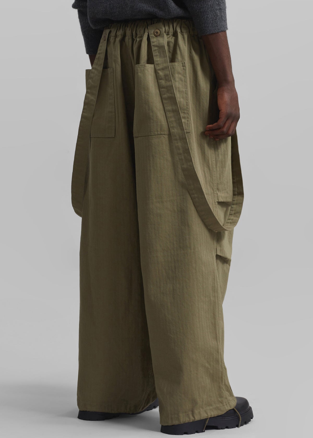 Chard Balloon Pants - Khaki – view 7 of 9