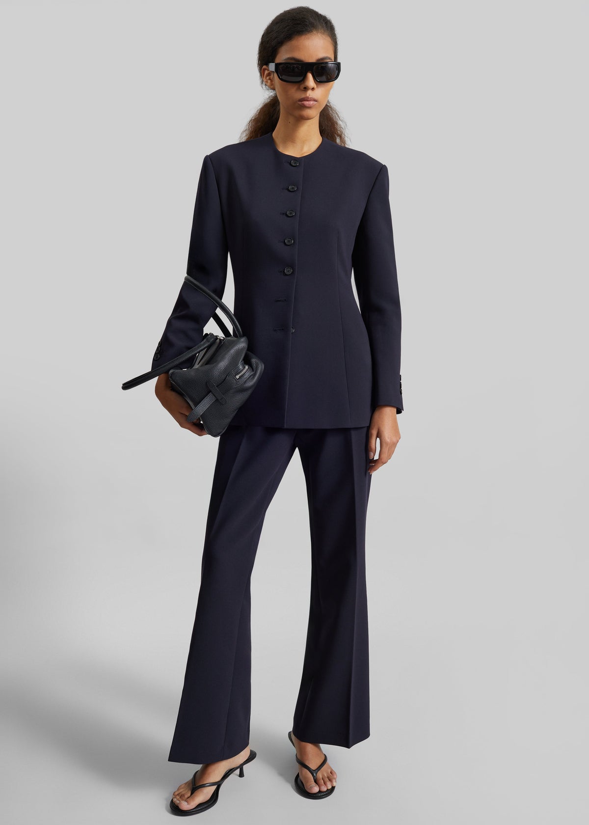 Chesnay Bootcut Pants - Navy – view 7 of 9