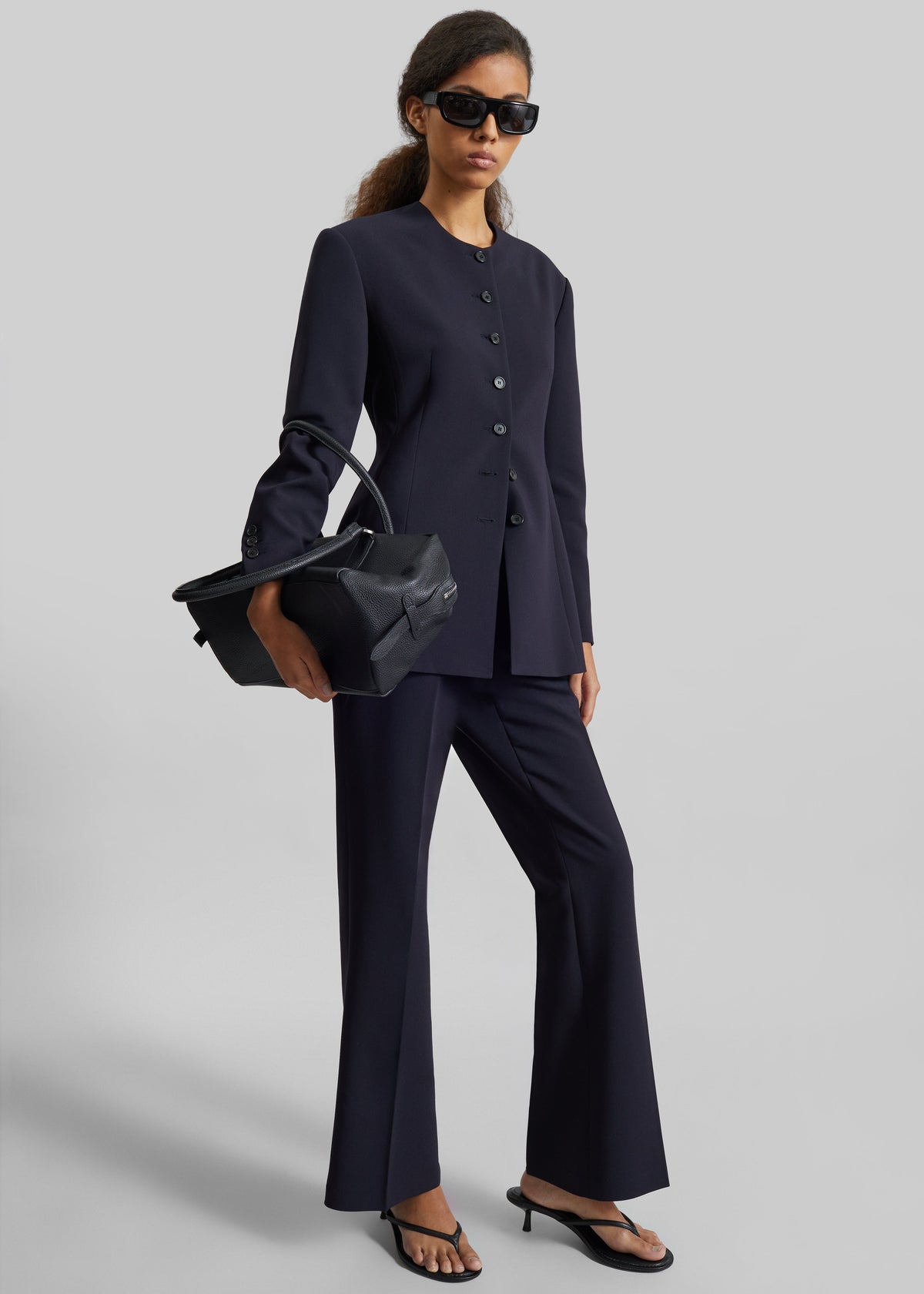 Chesnay Bootcut Pants - Navy – view 2 of 9