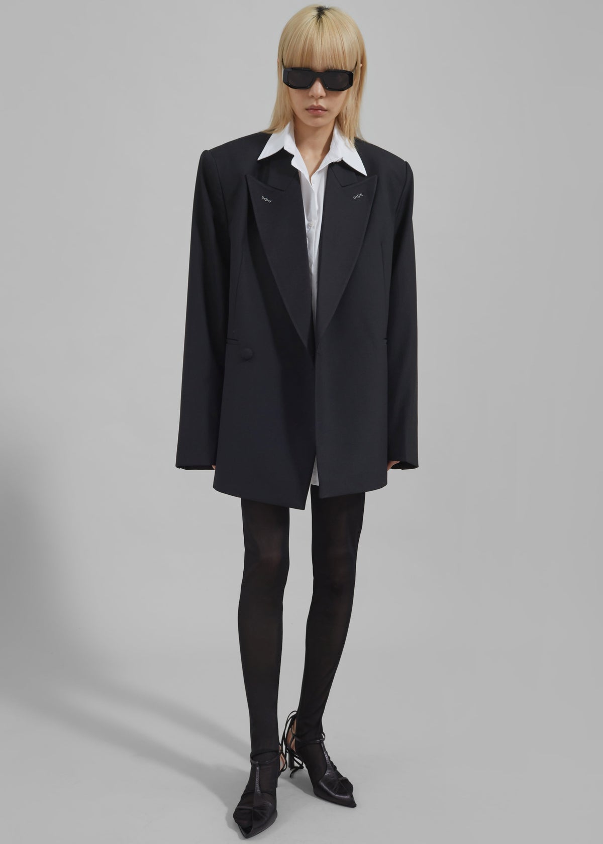Cheyenne Padded Blazer - Black – view 4 of 17