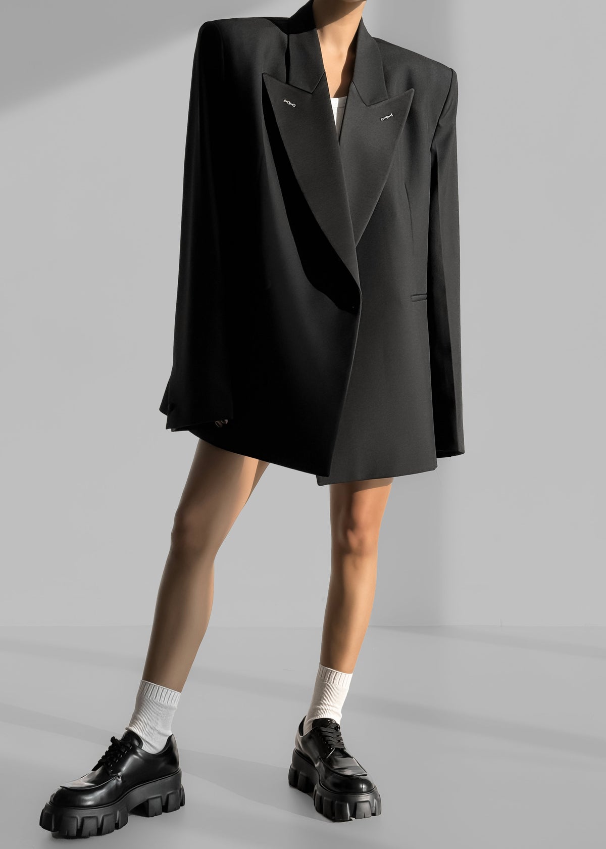 Cheyenne Padded Blazer - Black – view 2 of 17