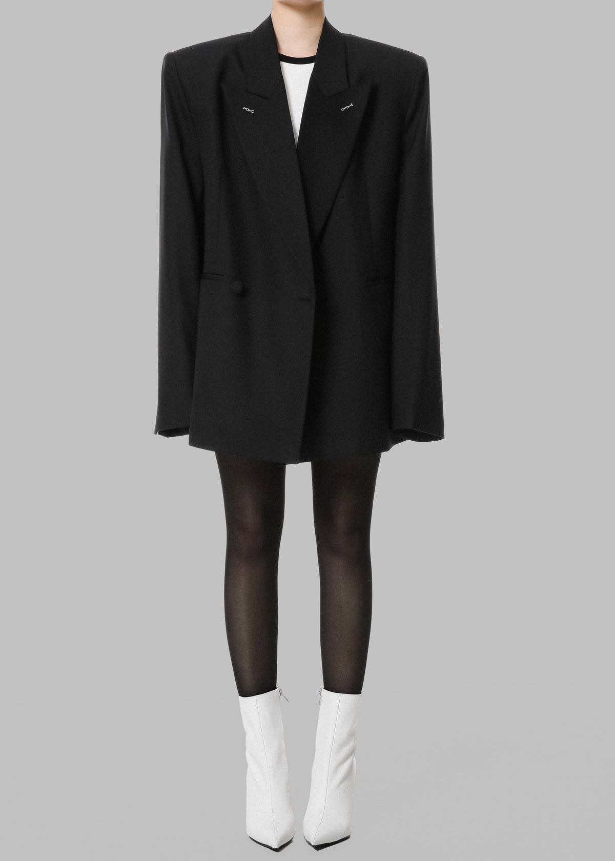 Cheyenne Padded Blazer - Black – view 11 of 17
