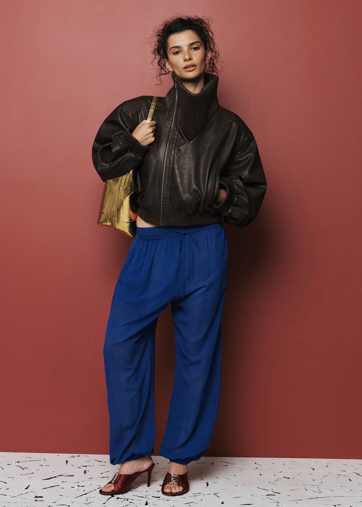 Christopher Esber Bennett Silk Pants - Ink – view 4 of 6