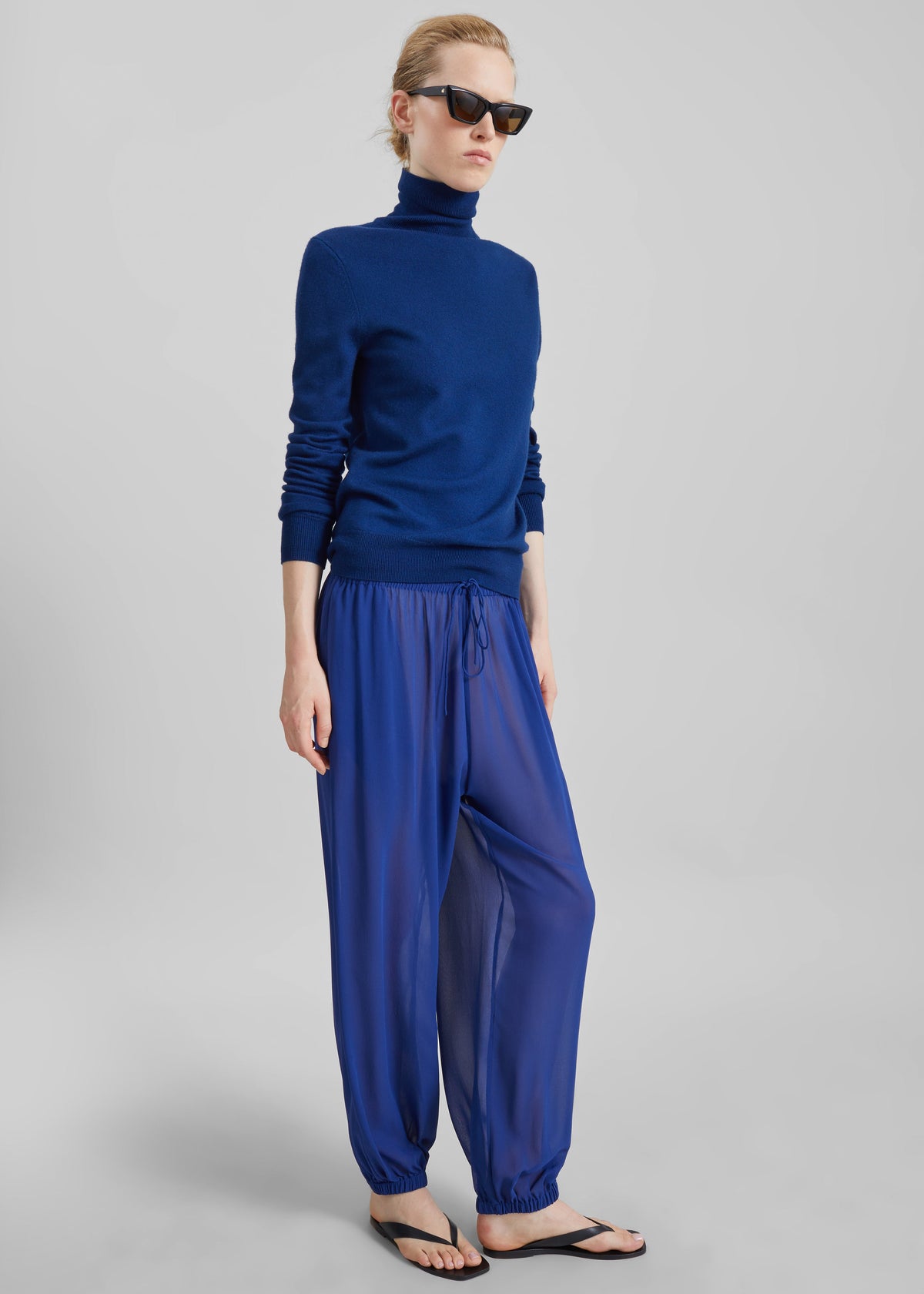 Christopher Esber Bennett Silk Pants - Ink – view 5 of 6