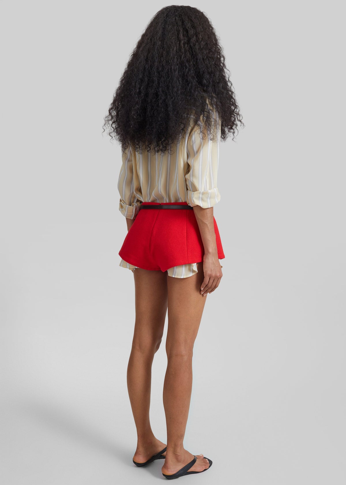 Christopher Esber Marnette Tailored Shorts - Carmine Red – view 6 of 6