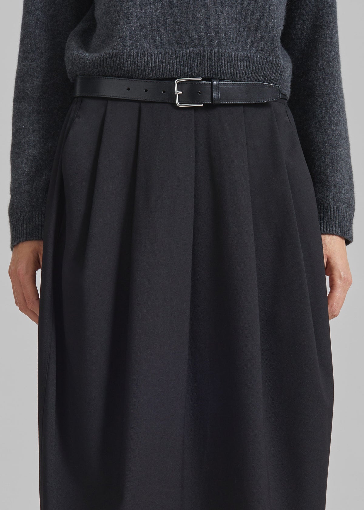 Claremont Cocoon Skirt - Black – view 3 of 7