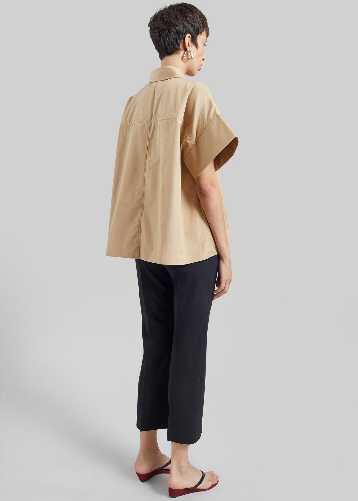 CO Boxy Short Sleeve Shirt - Camel – view 10 of 10