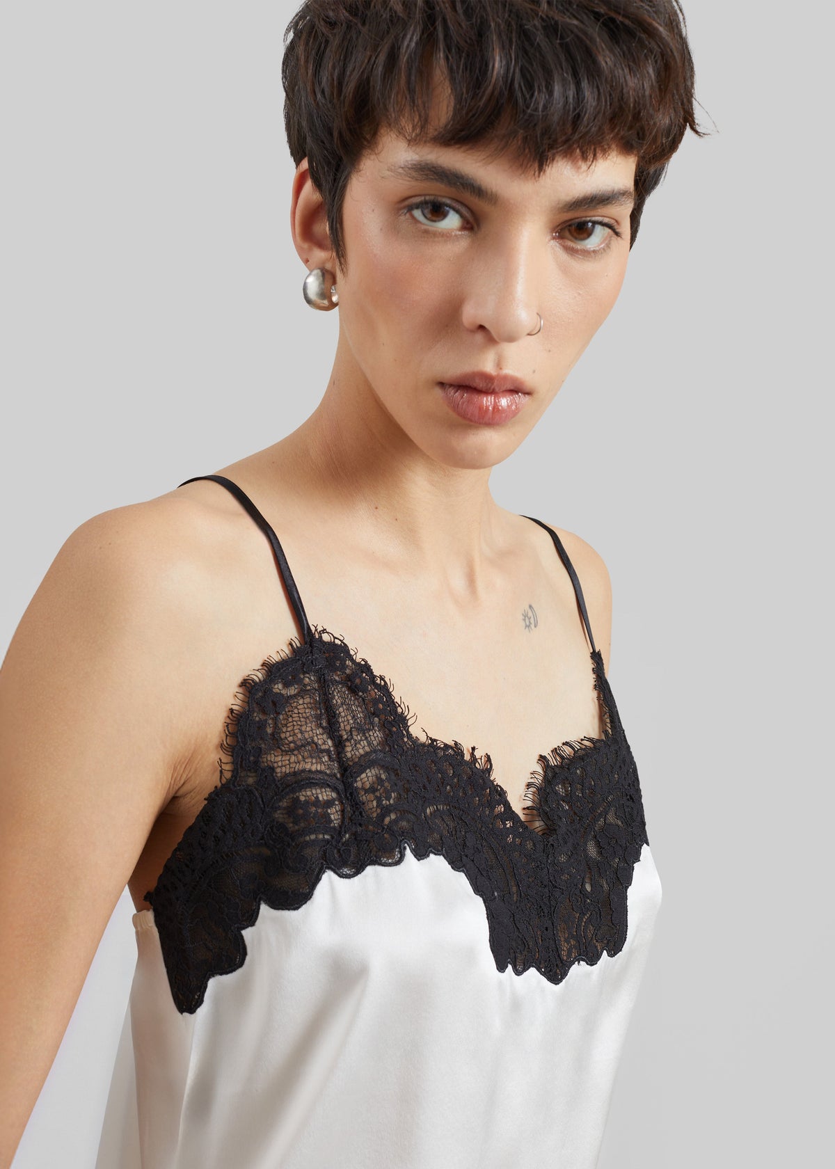 CO Lace Silk Camisole - Ivory – view 2 of 6