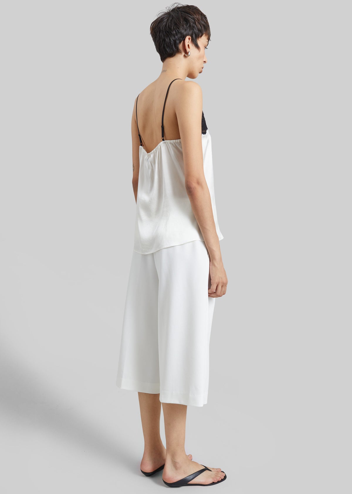 CO Lace Silk Camisole - Ivory – view 5 of 6