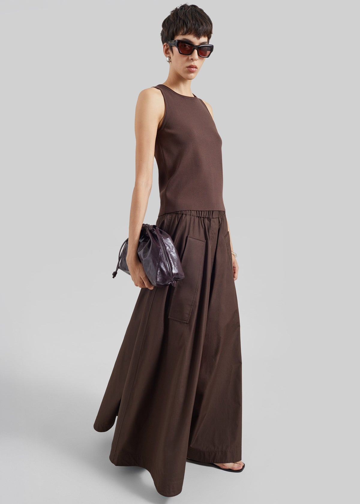 CO Parachute Skirt - Chocolate – view 1 of 5