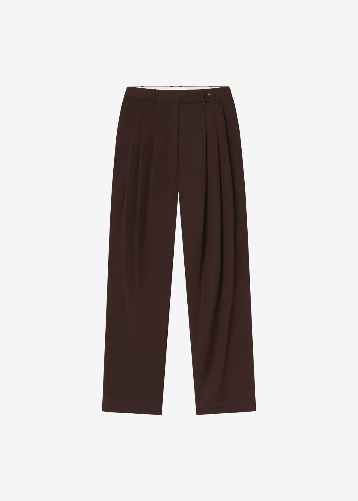 CO Pleated Pants - Chocolate – view 6 of 6
