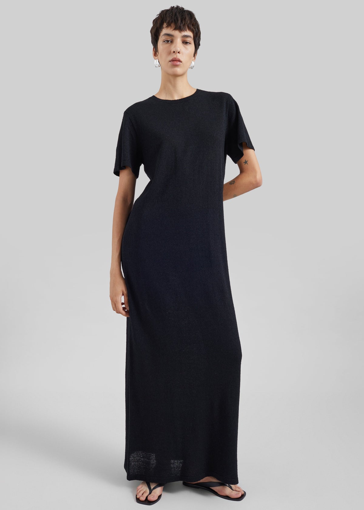 CO T-Shirt Dress - Black – view 4 of 6