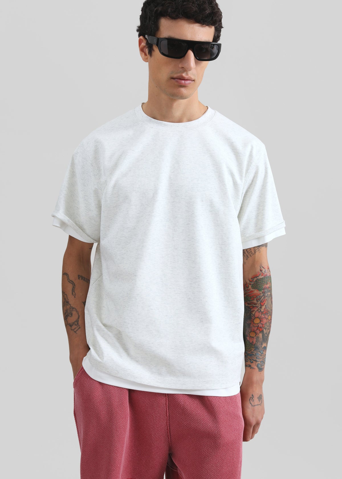Colebee Soft Jersey T-Shirt - Grey Melange – view 1 of 5