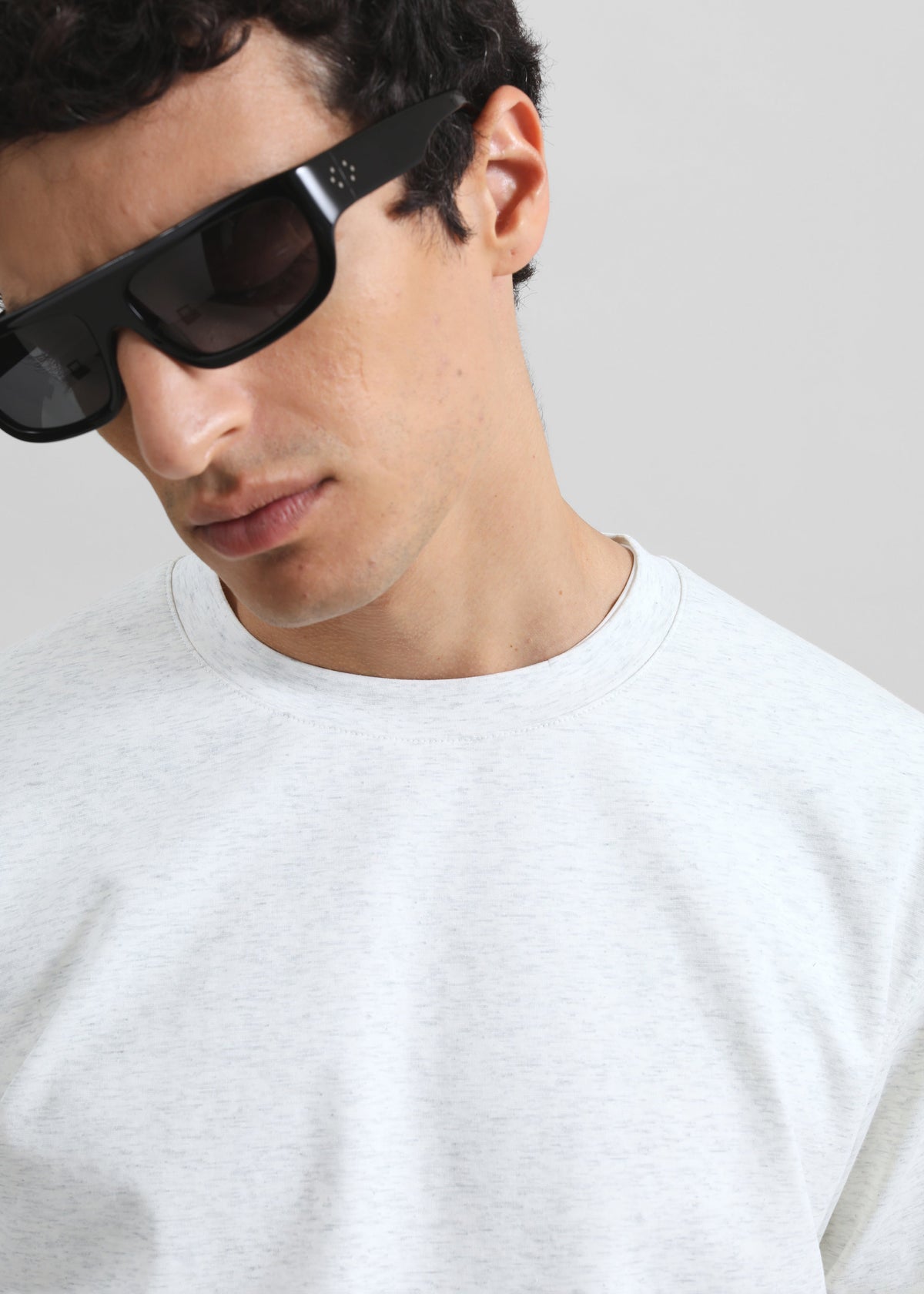 Colebee Soft Jersey T-Shirt - Grey Melange – view 2 of 5