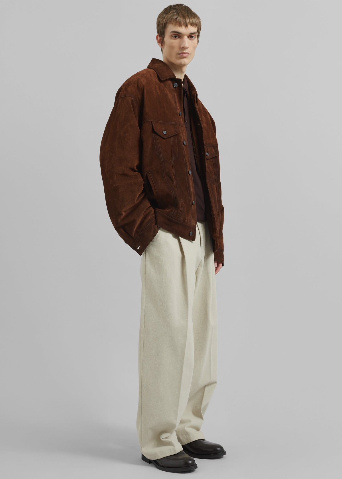 Conan Suede Jacket - Brown – view 5 of 11