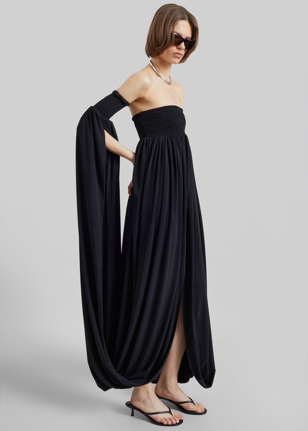 Coperni All In One Smock Dress - Black – view 7 of 8