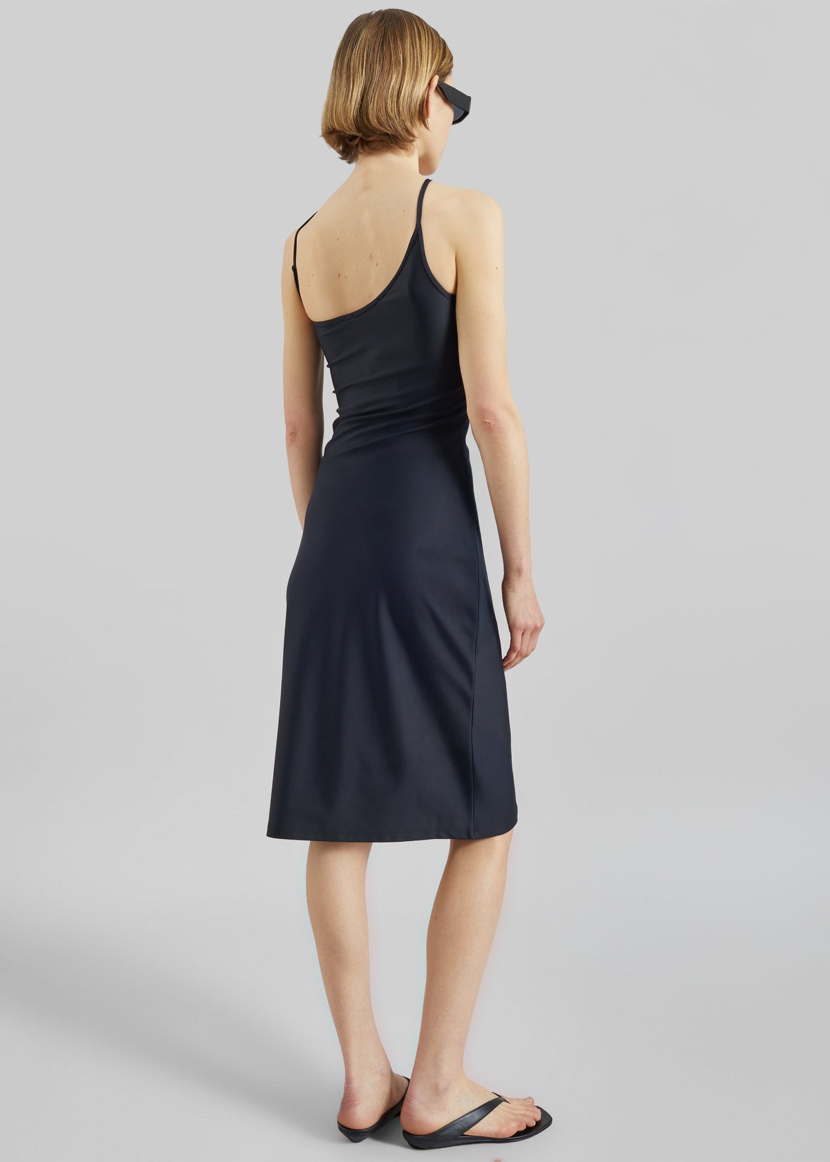 Coperni C-Logo One Shoulder Dress - Black – view 5 of 5