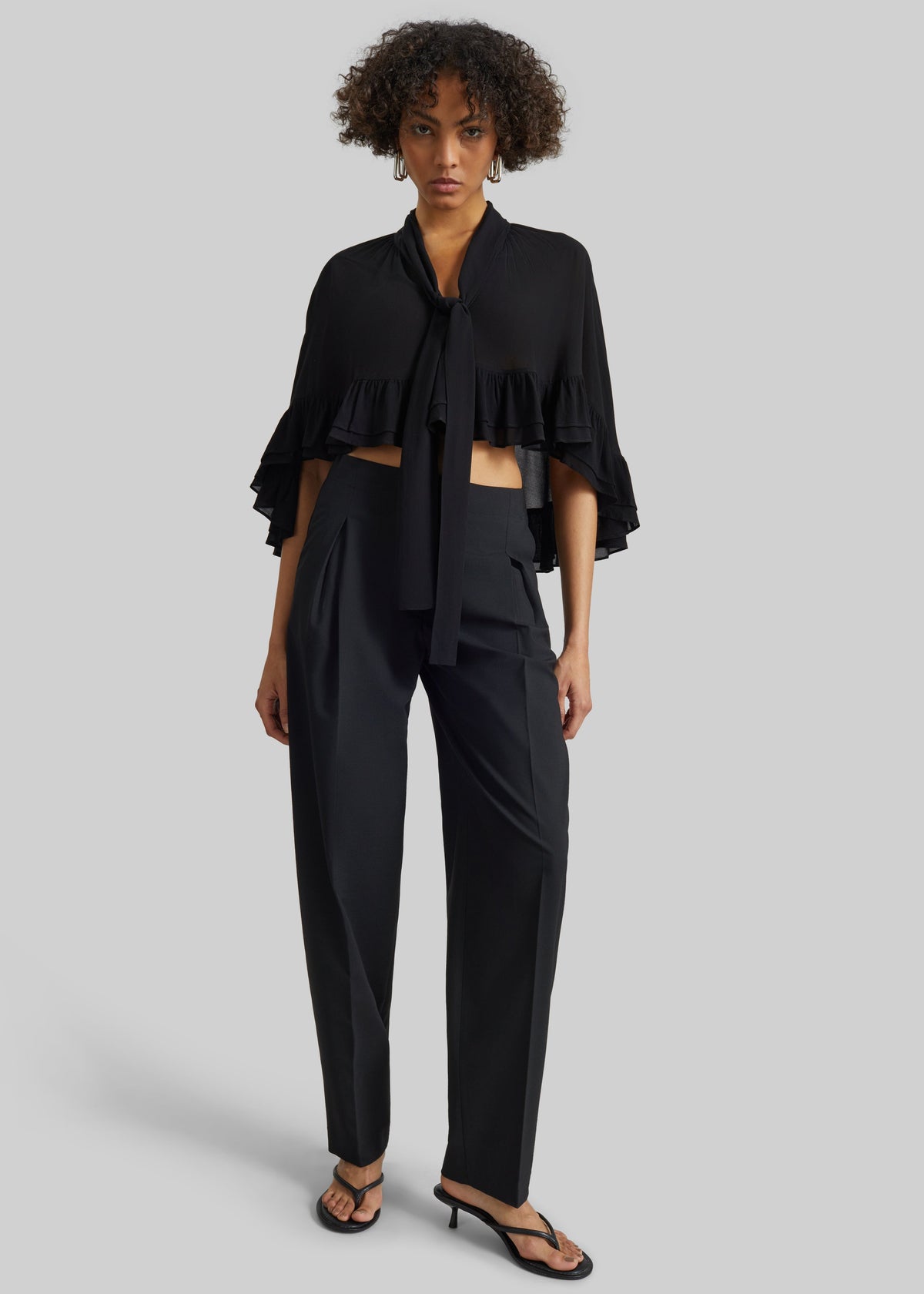 Covert Pleated Pants - Black – view 5 of 6