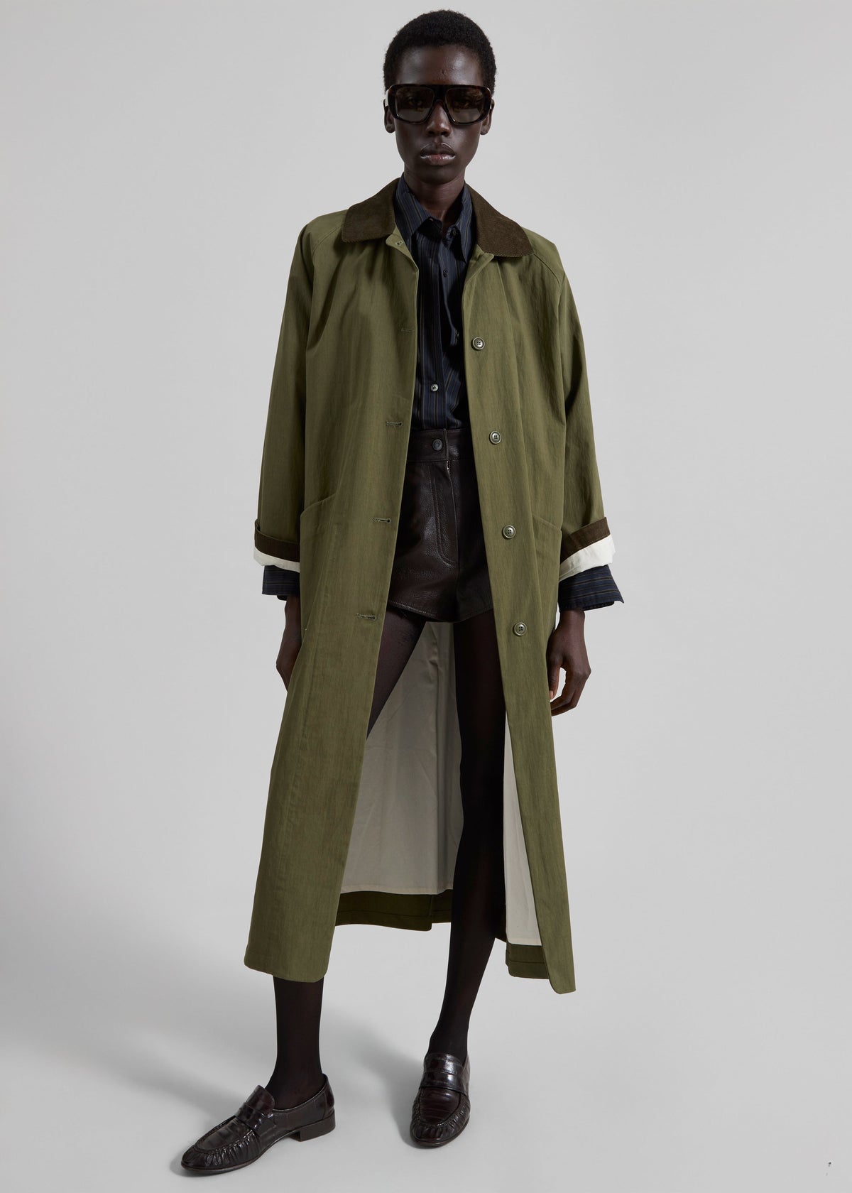 Crisnee Long Jacket - Olive – view 1 of 1
