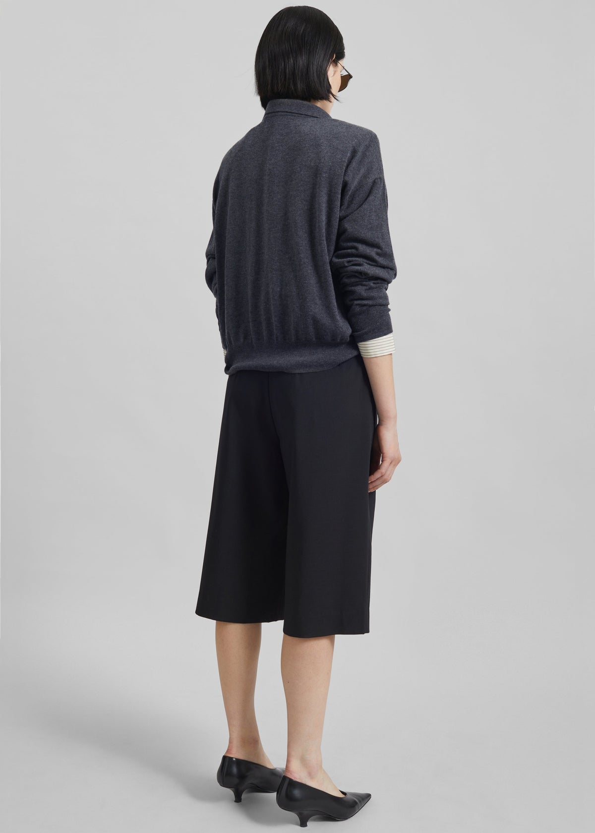 Croydon Padded Knit Polo - Grey – view 7 of 8