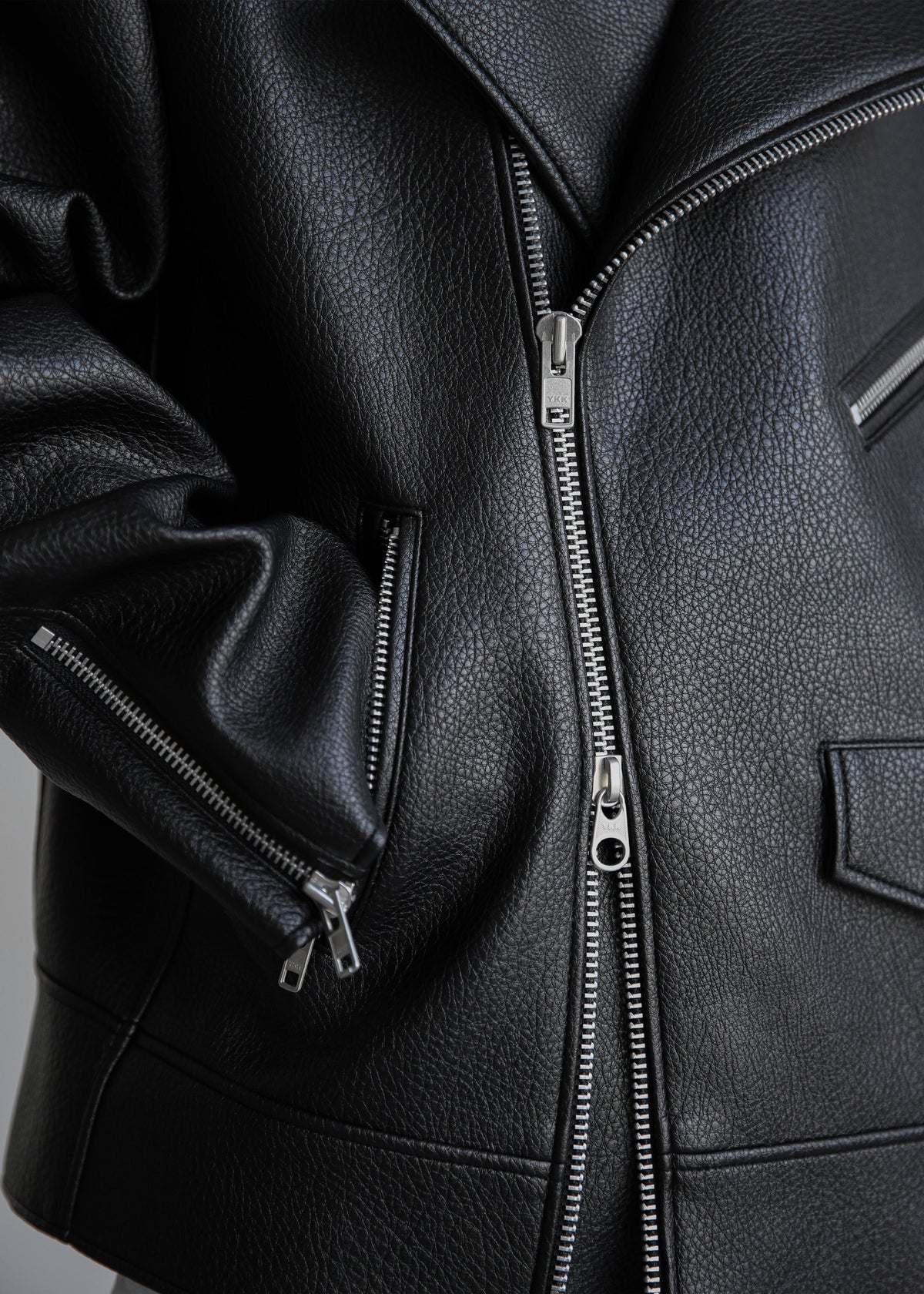 Chicago Oversized Perfecto Jacket - Black – view 12 of 14