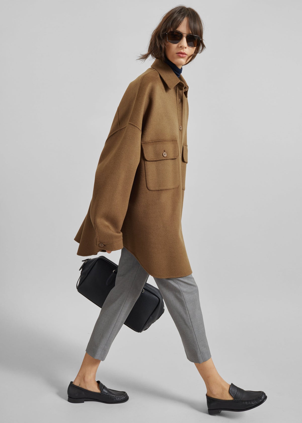 Dallas Wool Overshirt - Camel – view 1 of 7