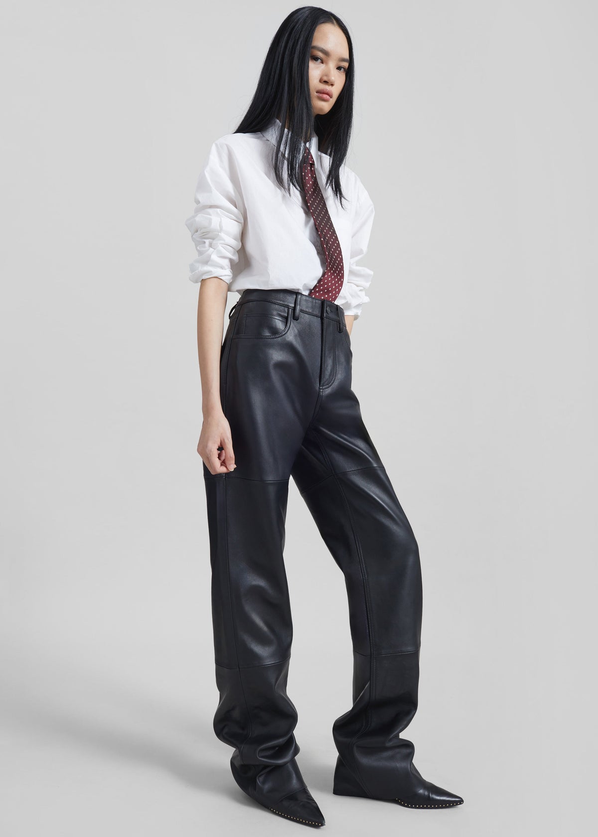 Dalston Leather Pants - Black – view 10 of 11